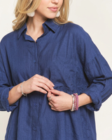 Oversized Linen Button Shirt